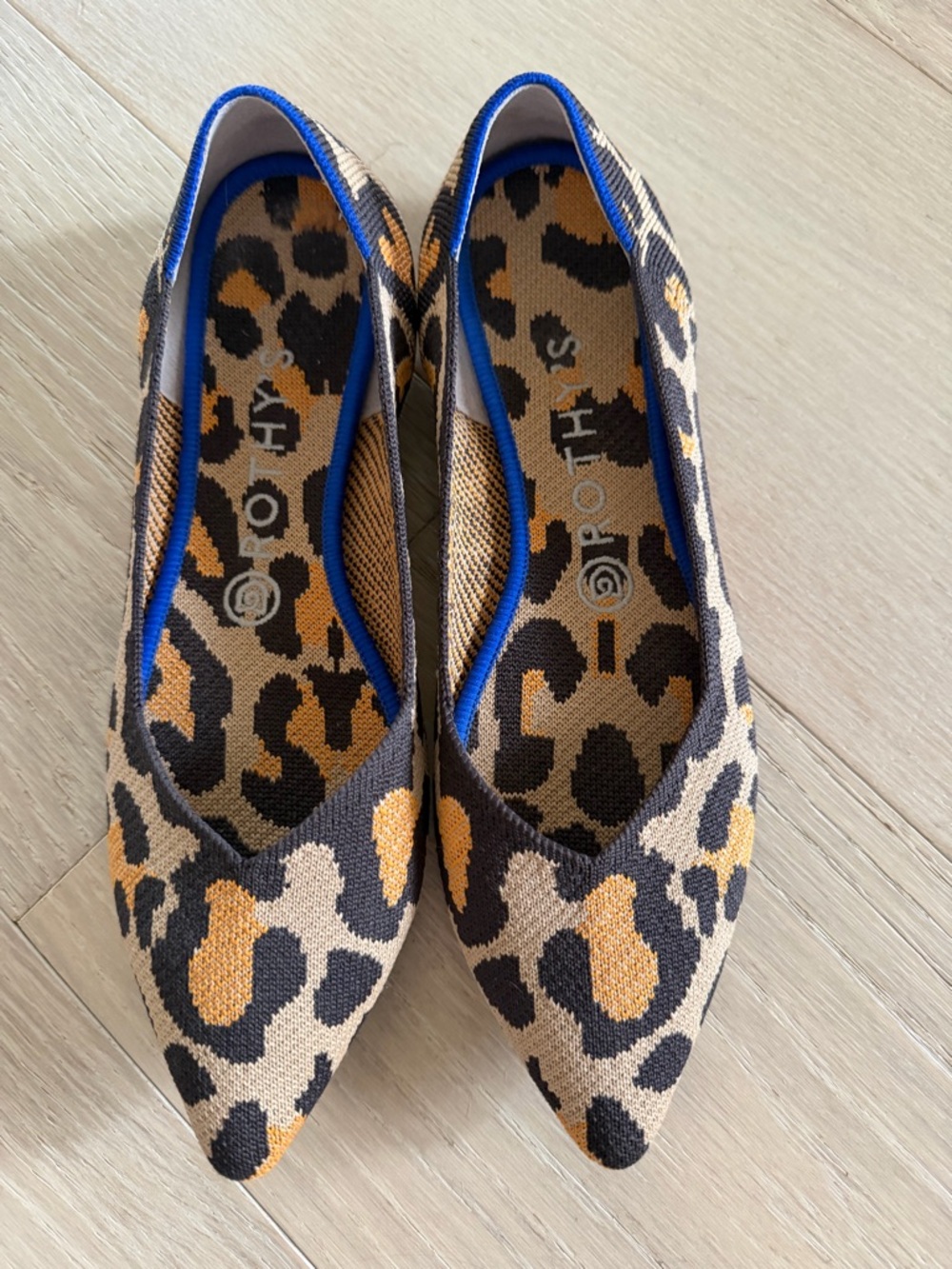 Rothy’s Pointed Toe Flats / Animal Print / Size 8.5